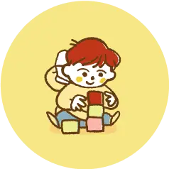 クラスでの製作活動・保育活動のイラスト